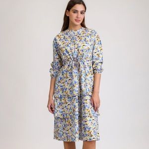 Udel Waisted Layered Dress